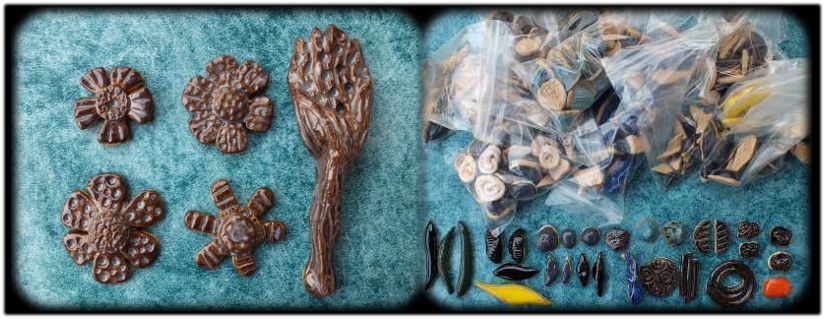 small range ceramic samples