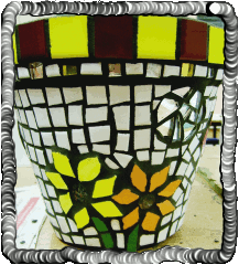 another side of flower pot finished