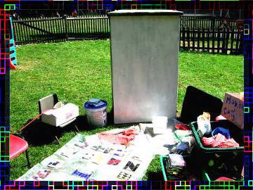 metal box preparation for mosaic